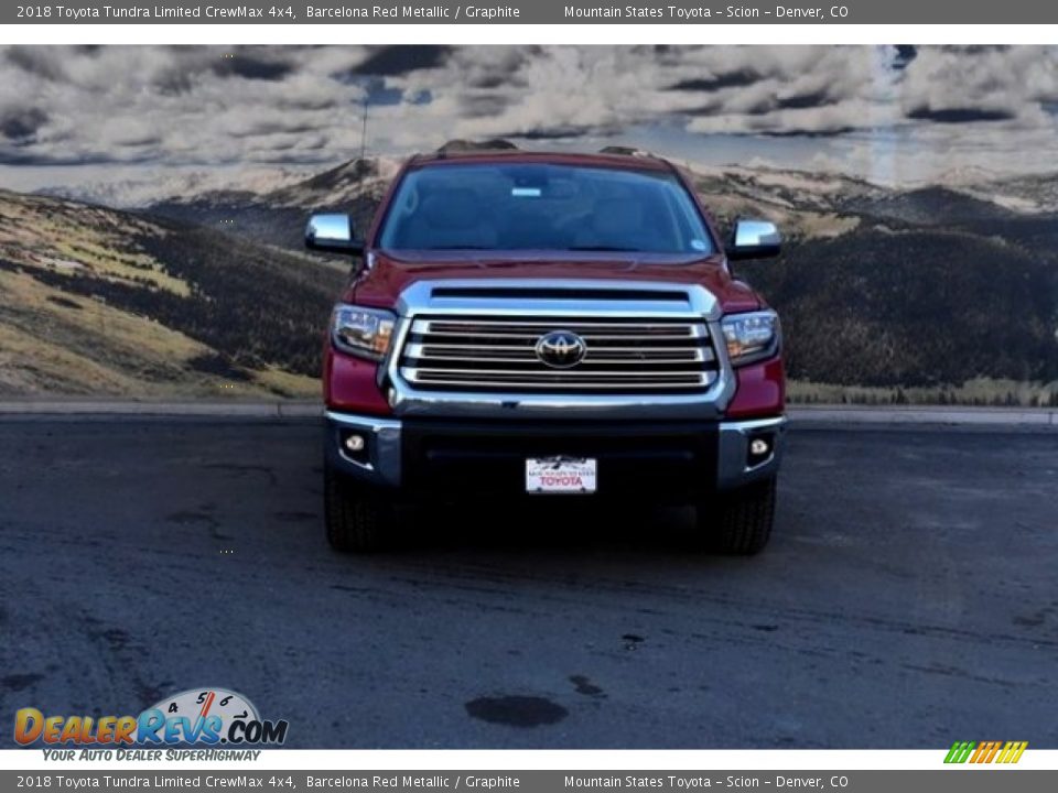2018 Toyota Tundra Limited CrewMax 4x4 Barcelona Red Metallic / Graphite Photo #2