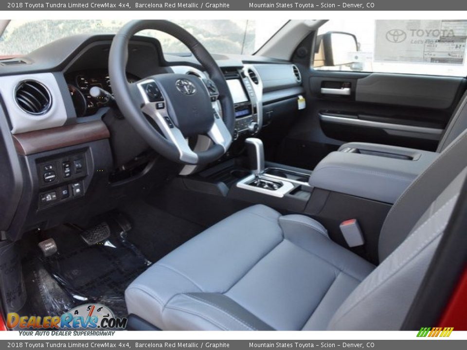 2018 Toyota Tundra Limited CrewMax 4x4 Barcelona Red Metallic / Graphite Photo #5
