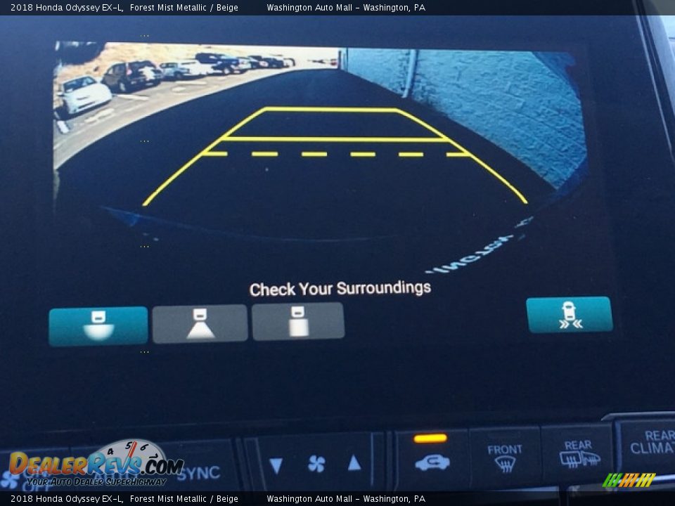 2018 Honda Odyssey EX-L Forest Mist Metallic / Beige Photo #20