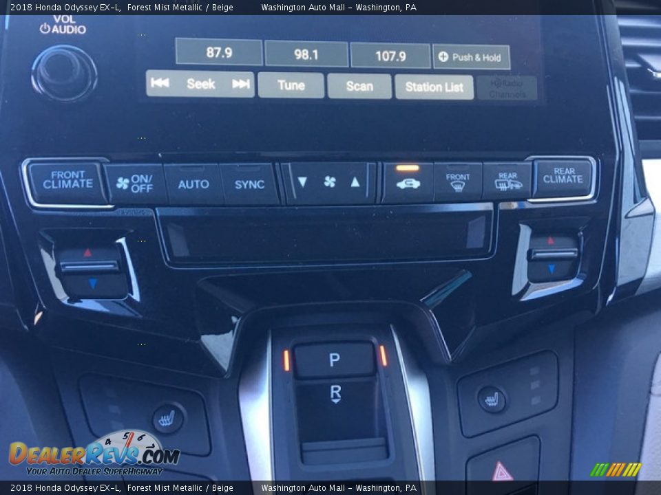2018 Honda Odyssey EX-L Forest Mist Metallic / Beige Photo #21