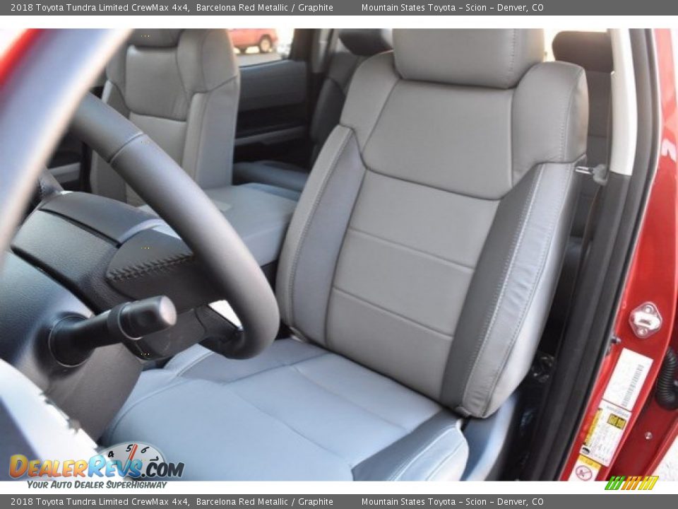 2018 Toyota Tundra Limited CrewMax 4x4 Barcelona Red Metallic / Graphite Photo #7