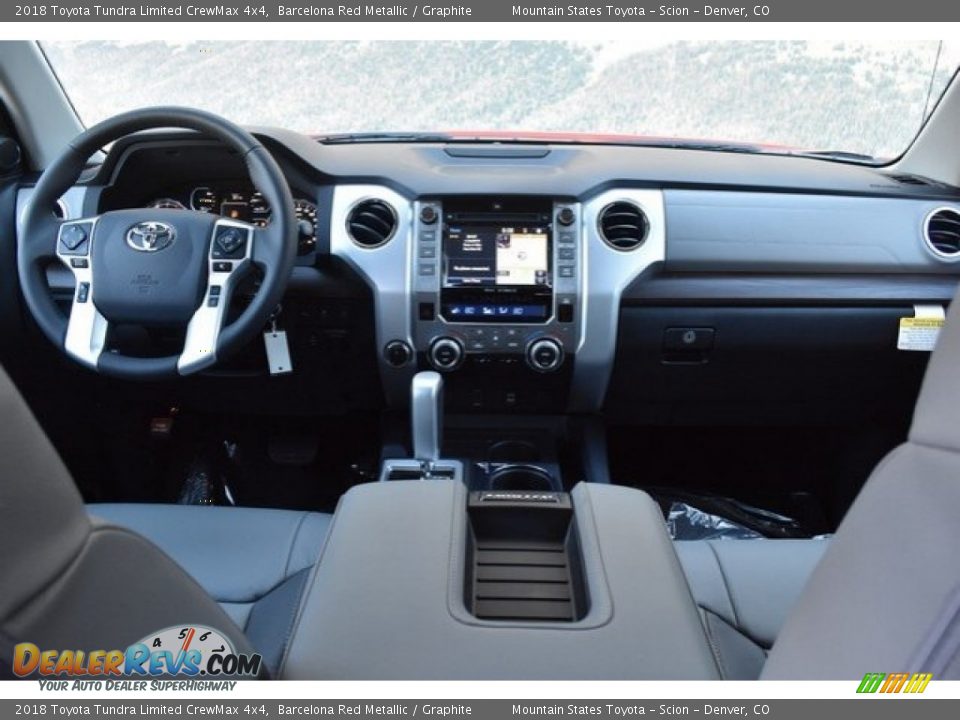 2018 Toyota Tundra Limited CrewMax 4x4 Barcelona Red Metallic / Graphite Photo #8