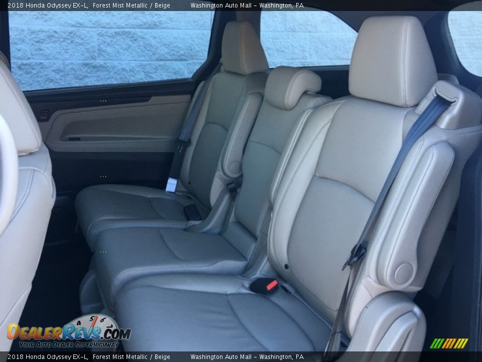 2018 Honda Odyssey EX-L Forest Mist Metallic / Beige Photo #24