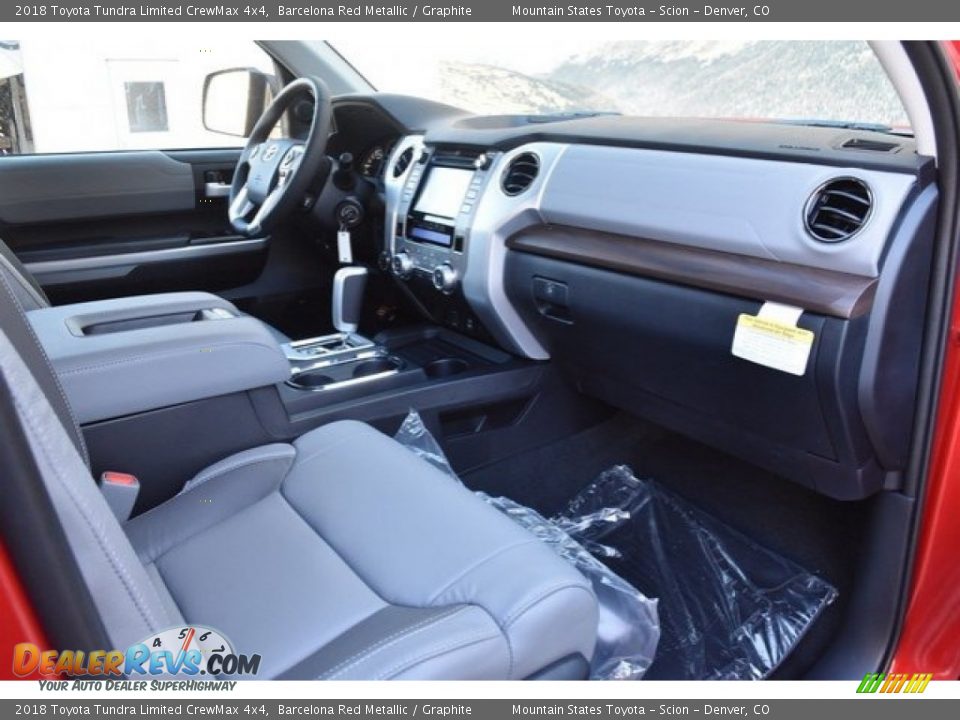 2018 Toyota Tundra Limited CrewMax 4x4 Barcelona Red Metallic / Graphite Photo #11