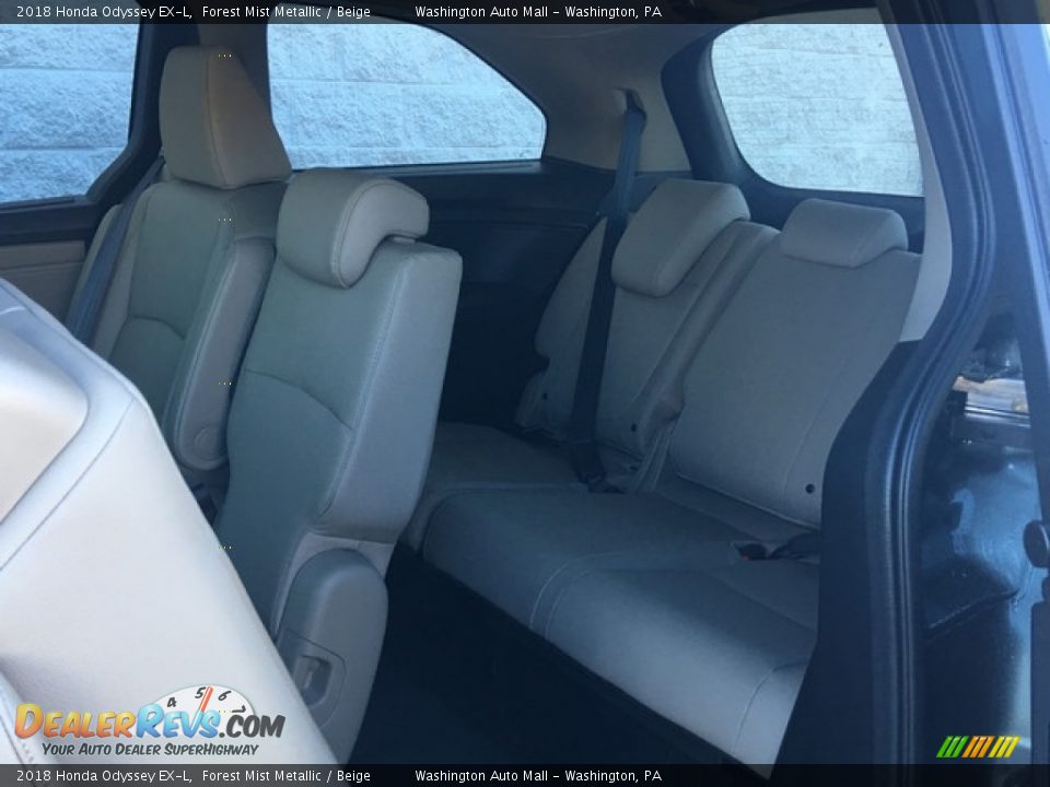 2018 Honda Odyssey EX-L Forest Mist Metallic / Beige Photo #25