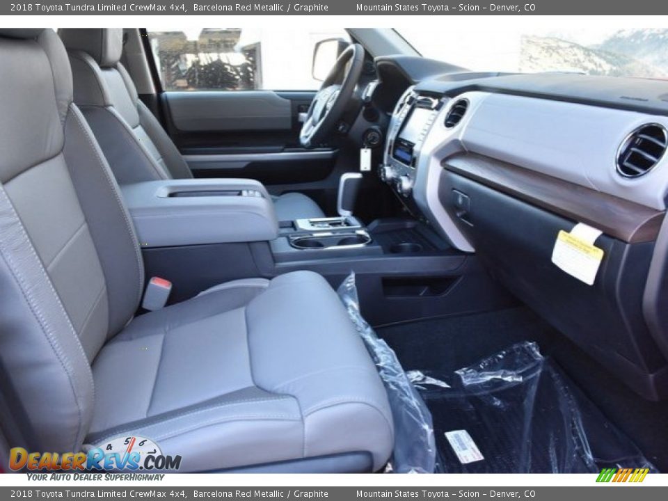 2018 Toyota Tundra Limited CrewMax 4x4 Barcelona Red Metallic / Graphite Photo #12