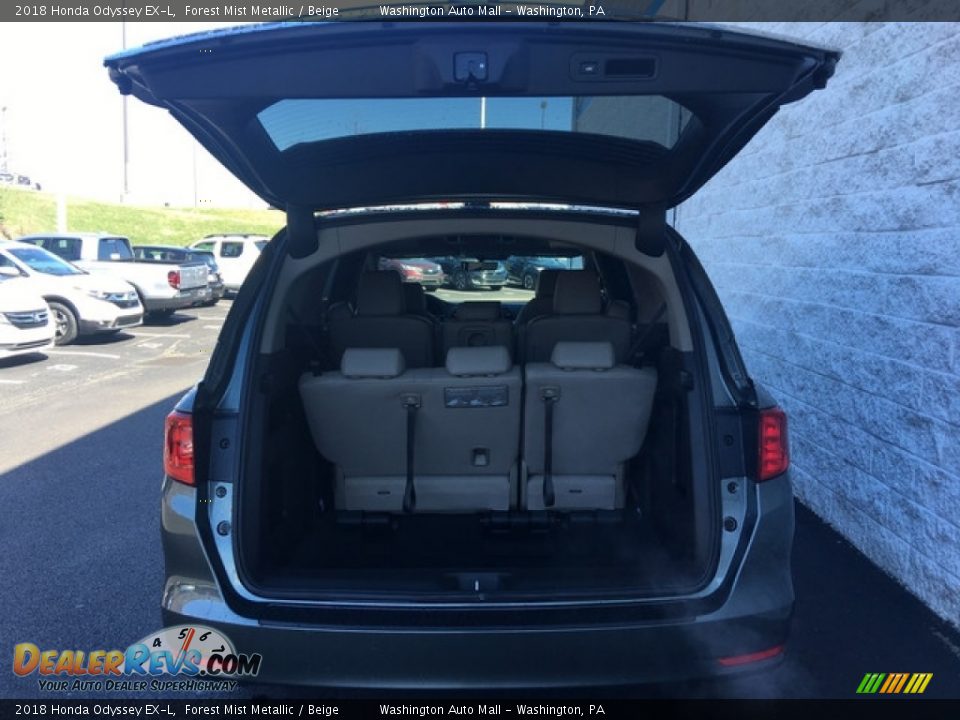 2018 Honda Odyssey EX-L Forest Mist Metallic / Beige Photo #26
