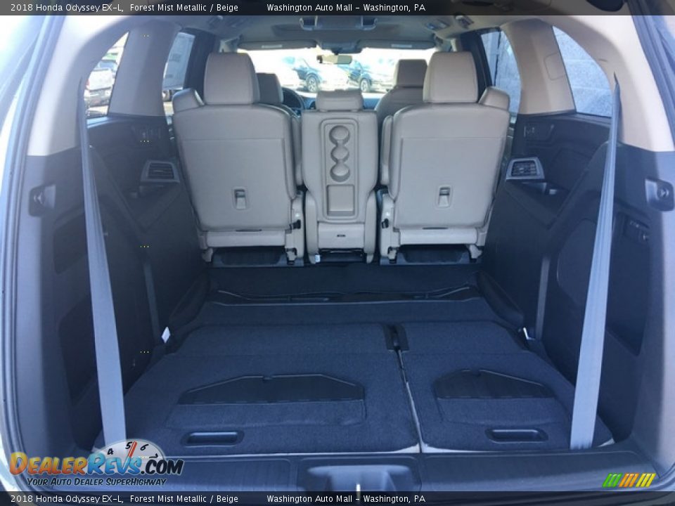2018 Honda Odyssey EX-L Forest Mist Metallic / Beige Photo #29