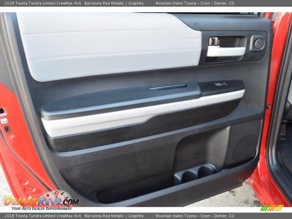 2018 Toyota Tundra Limited CrewMax 4x4 Barcelona Red Metallic / Graphite Photo #21