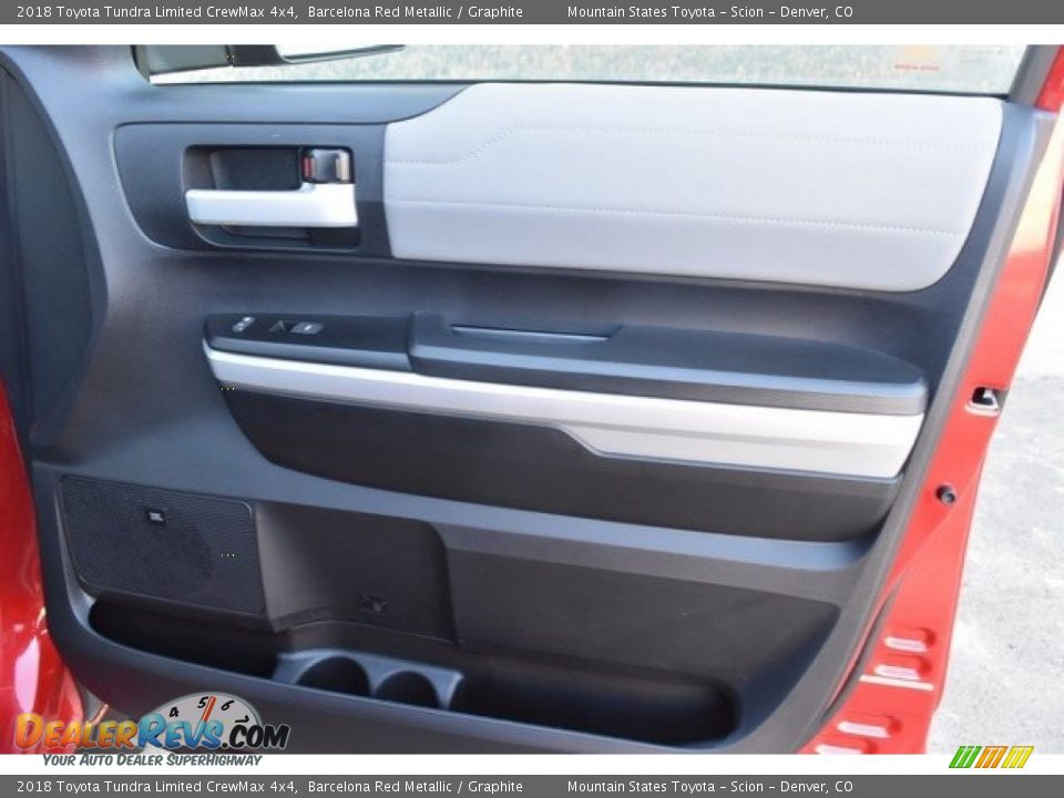 2018 Toyota Tundra Limited CrewMax 4x4 Barcelona Red Metallic / Graphite Photo #22