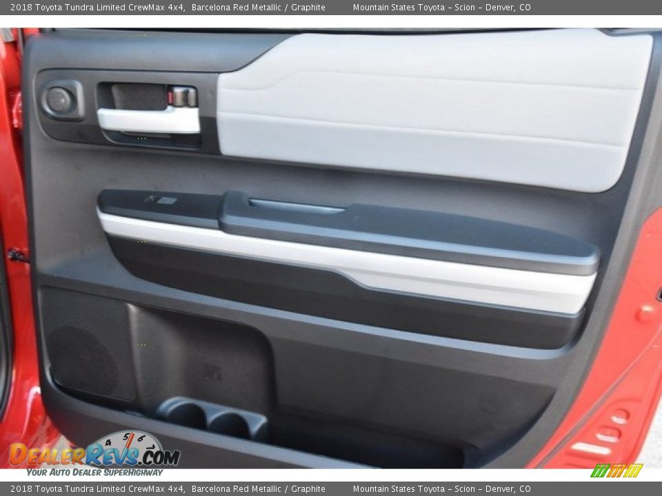 2018 Toyota Tundra Limited CrewMax 4x4 Barcelona Red Metallic / Graphite Photo #23