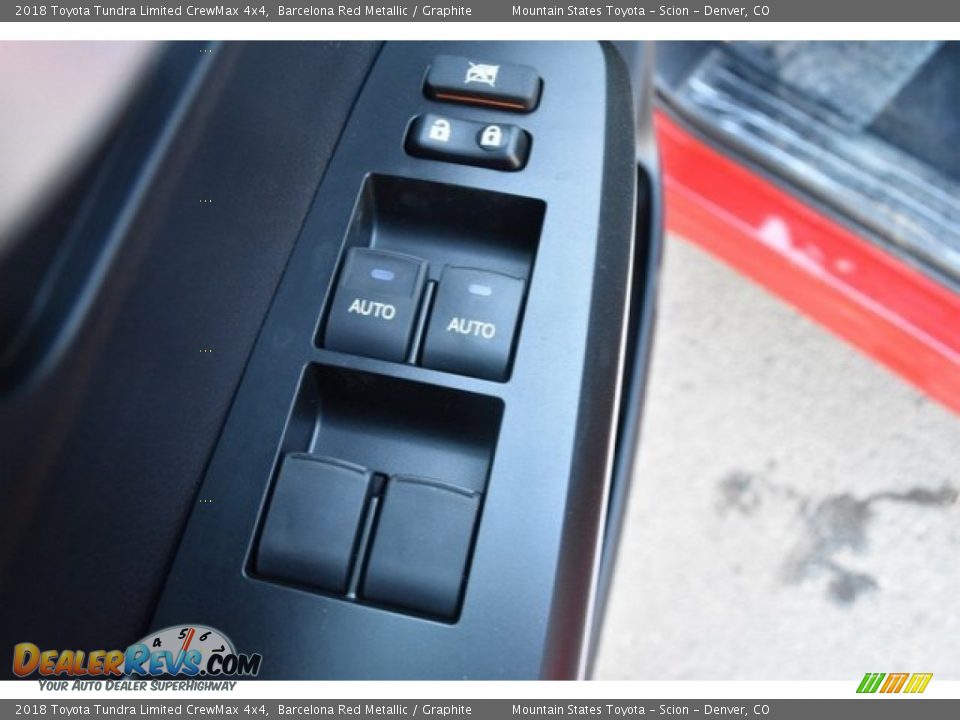 2018 Toyota Tundra Limited CrewMax 4x4 Barcelona Red Metallic / Graphite Photo #24