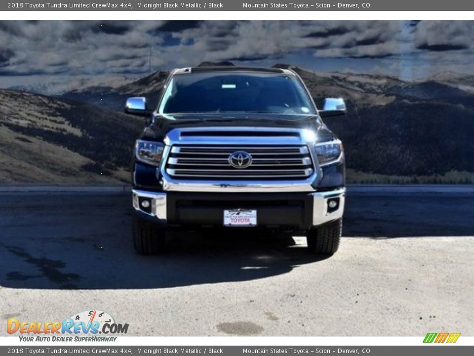2018 Toyota Tundra Limited CrewMax 4x4 Midnight Black Metallic / Black Photo #2