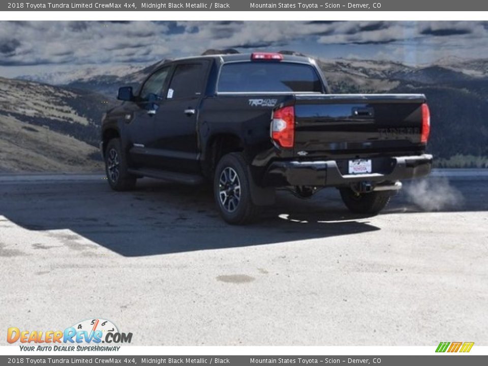 2018 Toyota Tundra Limited CrewMax 4x4 Midnight Black Metallic / Black Photo #3