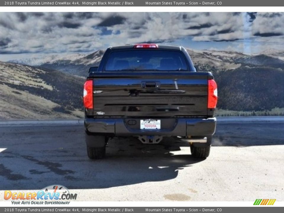 2018 Toyota Tundra Limited CrewMax 4x4 Midnight Black Metallic / Black Photo #4