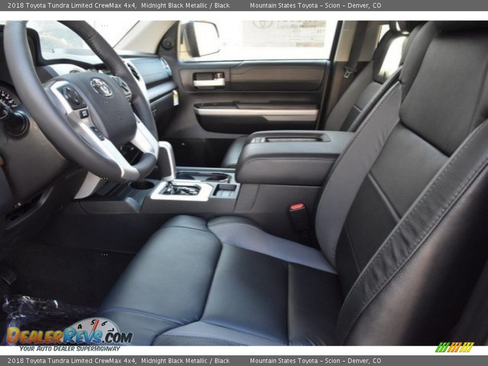 2018 Toyota Tundra Limited CrewMax 4x4 Midnight Black Metallic / Black Photo #6