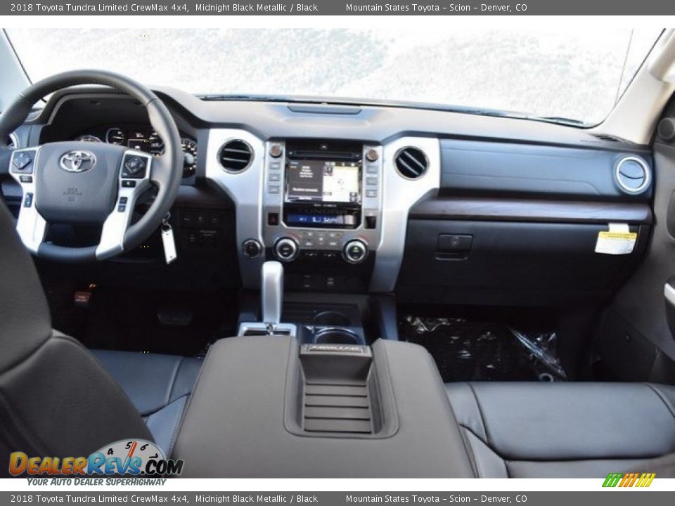 2018 Toyota Tundra Limited CrewMax 4x4 Midnight Black Metallic / Black Photo #8