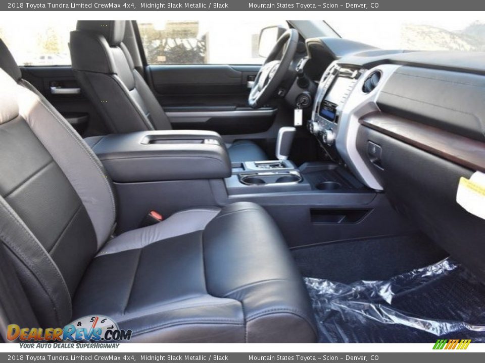 2018 Toyota Tundra Limited CrewMax 4x4 Midnight Black Metallic / Black Photo #12