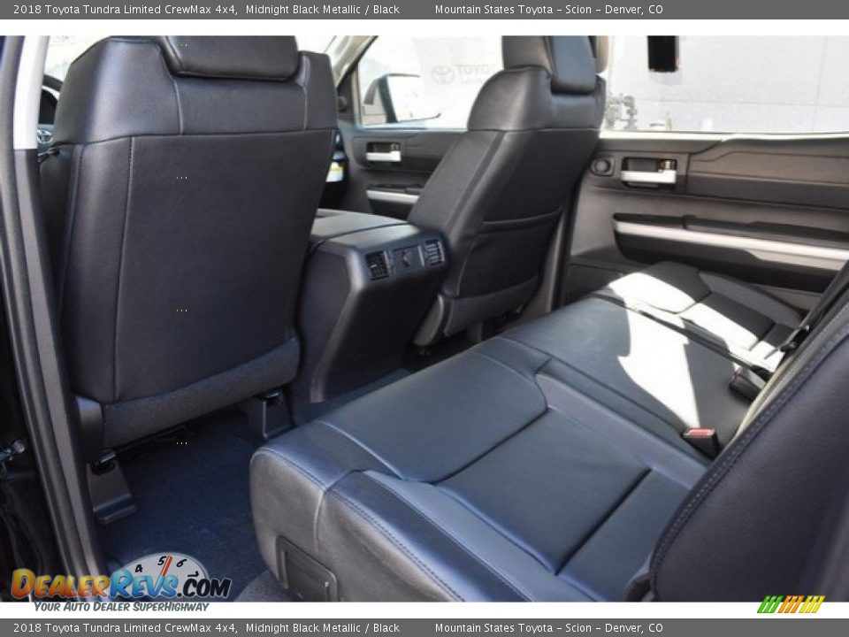 2018 Toyota Tundra Limited CrewMax 4x4 Midnight Black Metallic / Black Photo #14