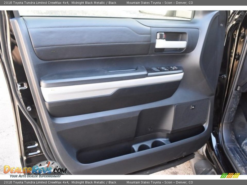 2018 Toyota Tundra Limited CrewMax 4x4 Midnight Black Metallic / Black Photo #20