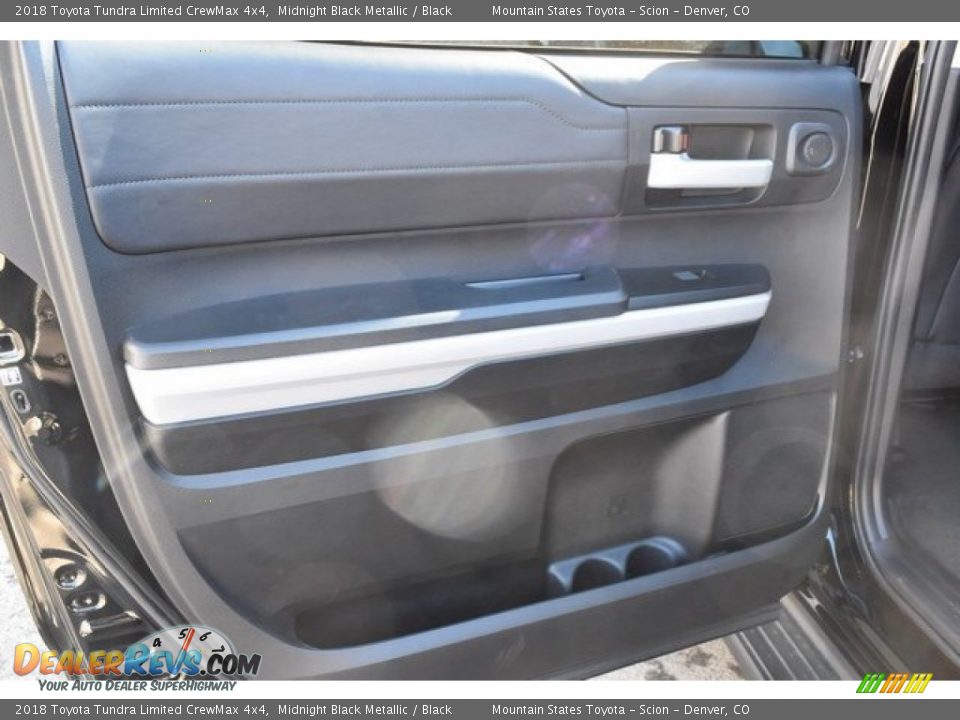 2018 Toyota Tundra Limited CrewMax 4x4 Midnight Black Metallic / Black Photo #21