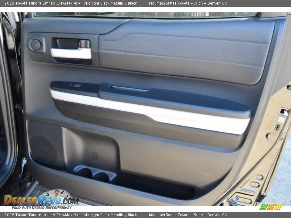 2018 Toyota Tundra Limited CrewMax 4x4 Midnight Black Metallic / Black Photo #23