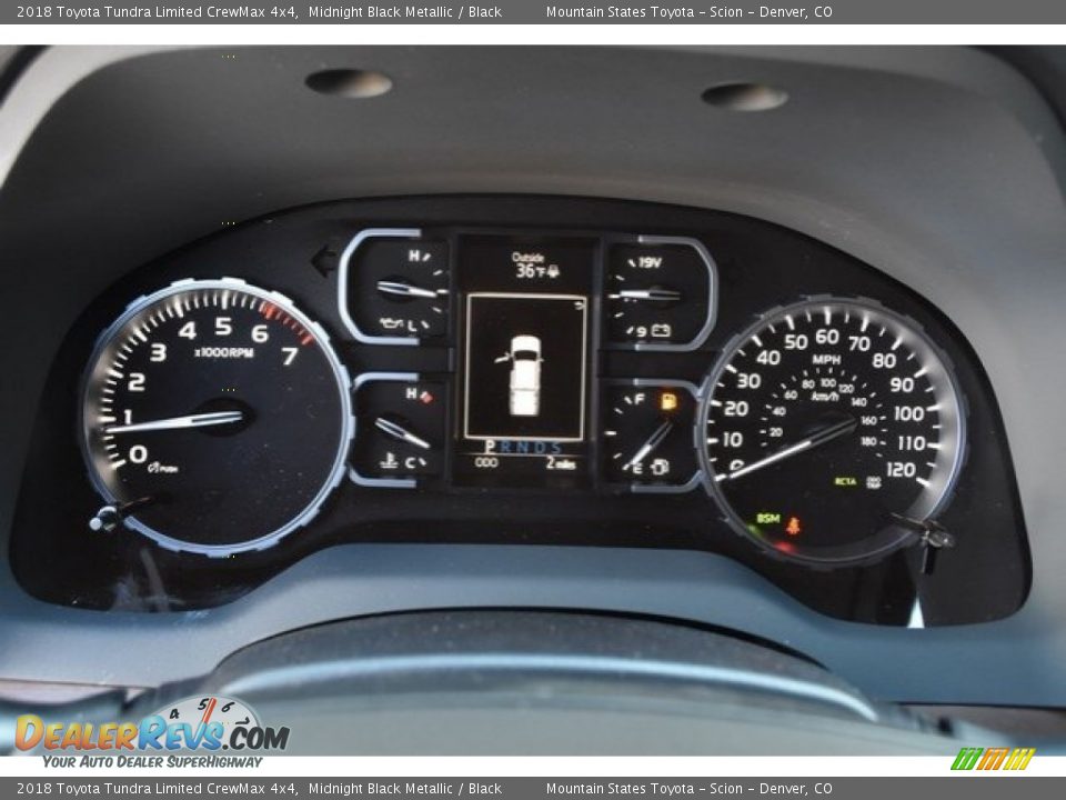 2018 Toyota Tundra Limited CrewMax 4x4 Midnight Black Metallic / Black Photo #28