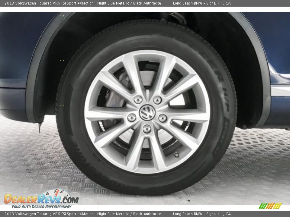2013 Volkswagen Touareg VR6 FSI Sport 4XMotion Night Blue Metallic / Black Anthracite Photo #8