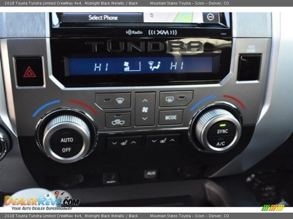 2018 Toyota Tundra Limited CrewMax 4x4 Midnight Black Metallic / Black Photo #29