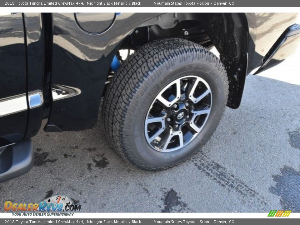 2018 Toyota Tundra Limited CrewMax 4x4 Midnight Black Metallic / Black Photo #33