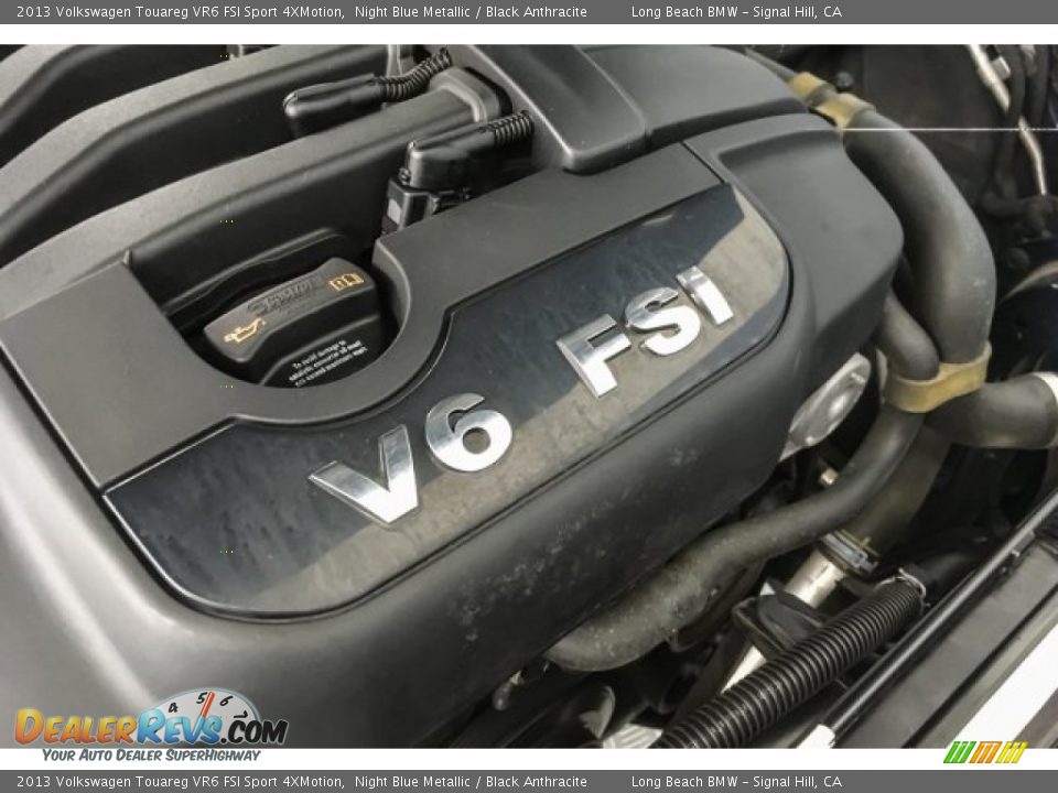 2013 Volkswagen Touareg VR6 FSI Sport 4XMotion Night Blue Metallic / Black Anthracite Photo #25