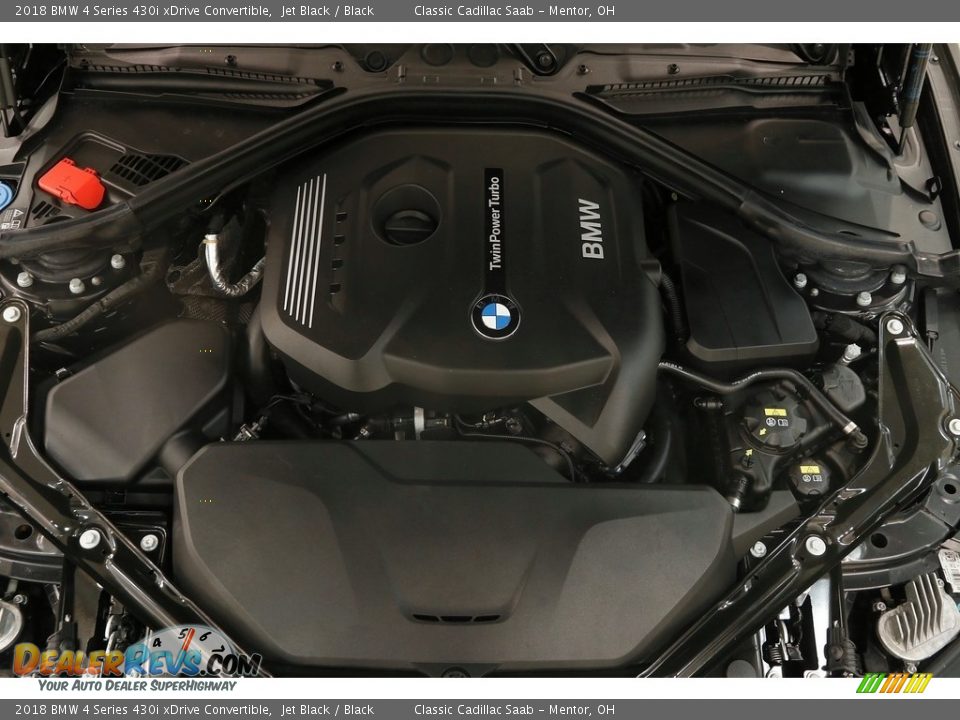 2018 BMW 4 Series 430i xDrive Convertible Jet Black / Black Photo #28