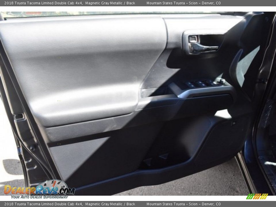 2018 Toyota Tacoma Limited Double Cab 4x4 Magnetic Gray Metallic / Black Photo #20
