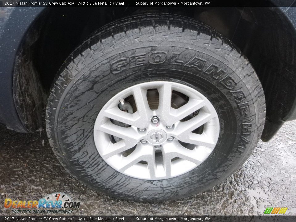 2017 Nissan Frontier SV Crew Cab 4x4 Arctic Blue Metallic / Steel Photo #2