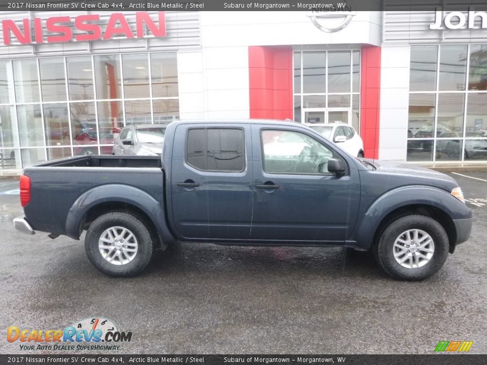 2017 Nissan Frontier SV Crew Cab 4x4 Arctic Blue Metallic / Steel Photo #3