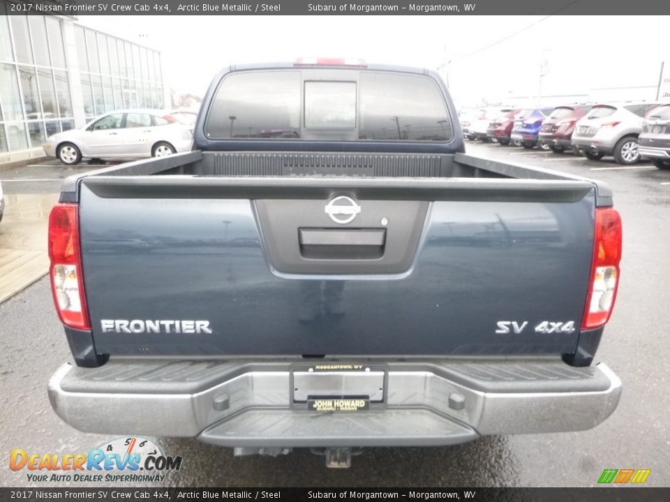 2017 Nissan Frontier SV Crew Cab 4x4 Arctic Blue Metallic / Steel Photo #5