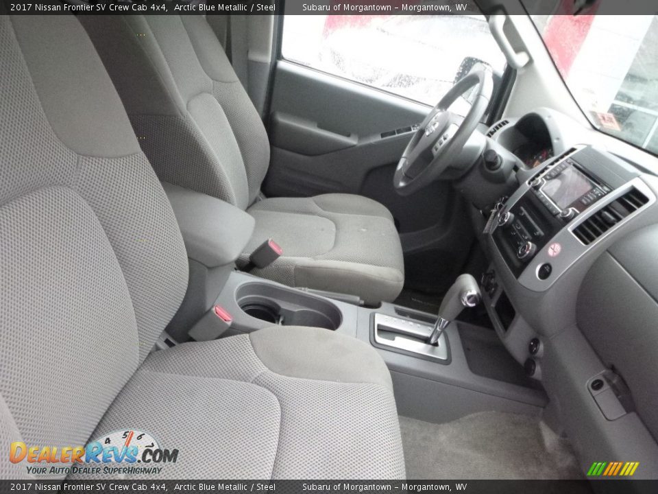 2017 Nissan Frontier SV Crew Cab 4x4 Arctic Blue Metallic / Steel Photo #10