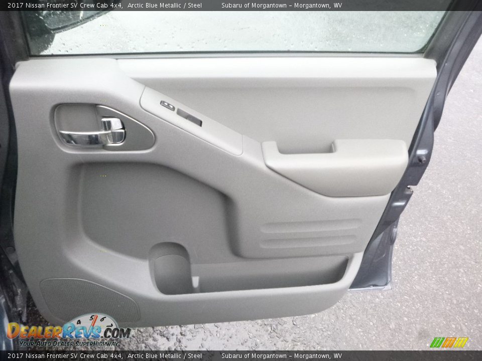 2017 Nissan Frontier SV Crew Cab 4x4 Arctic Blue Metallic / Steel Photo #12