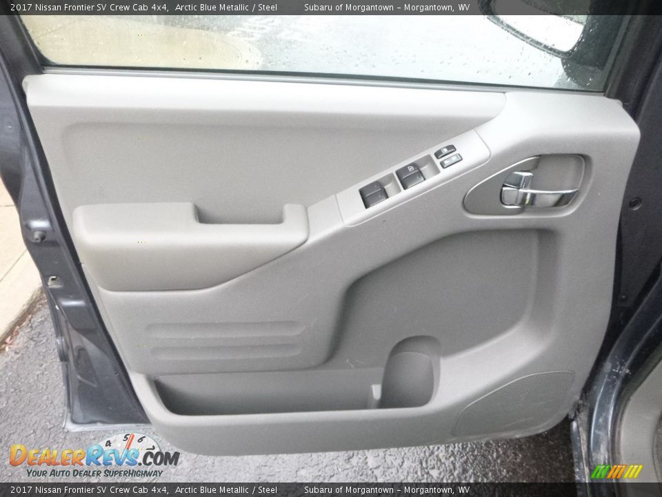 2017 Nissan Frontier SV Crew Cab 4x4 Arctic Blue Metallic / Steel Photo #15
