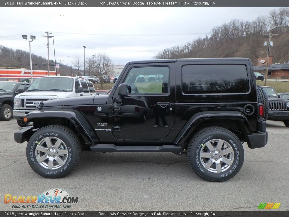 Black 2018 Jeep Wrangler Sahara 4x4 Photo #2