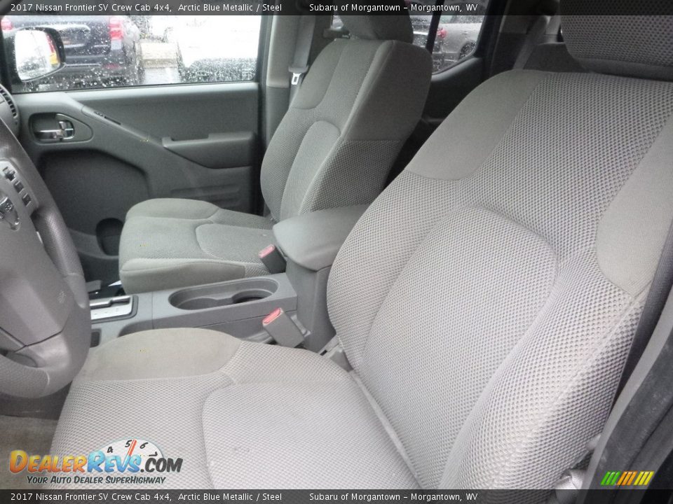 2017 Nissan Frontier SV Crew Cab 4x4 Arctic Blue Metallic / Steel Photo #16