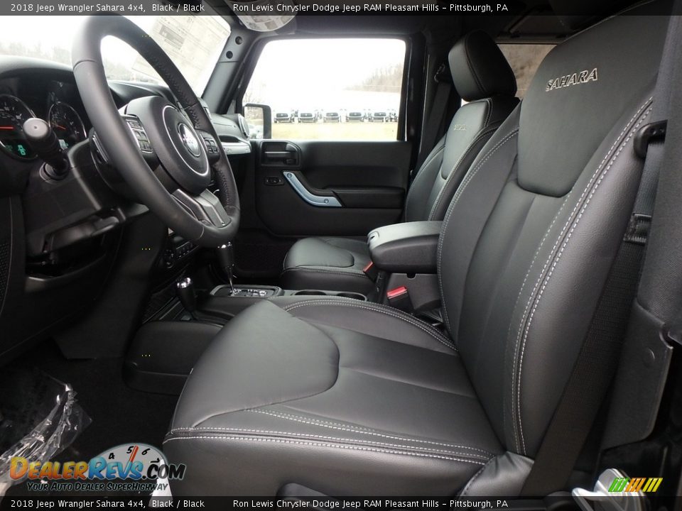 2018 Jeep Wrangler Sahara 4x4 Black / Black Photo #10