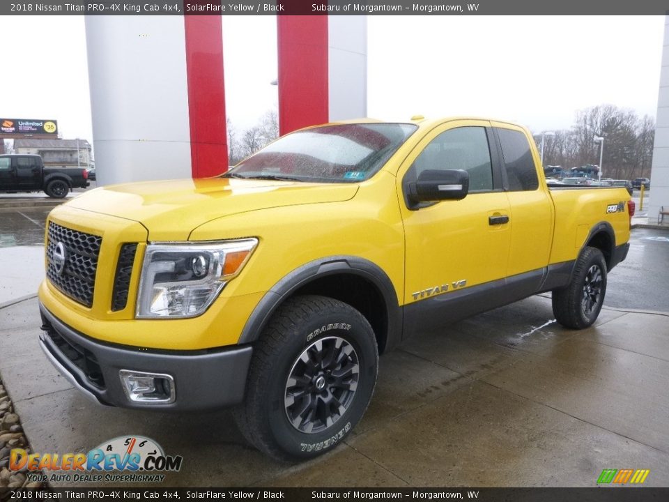 SolarFlare Yellow 2018 Nissan Titan PRO-4X King Cab 4x4 Photo #6