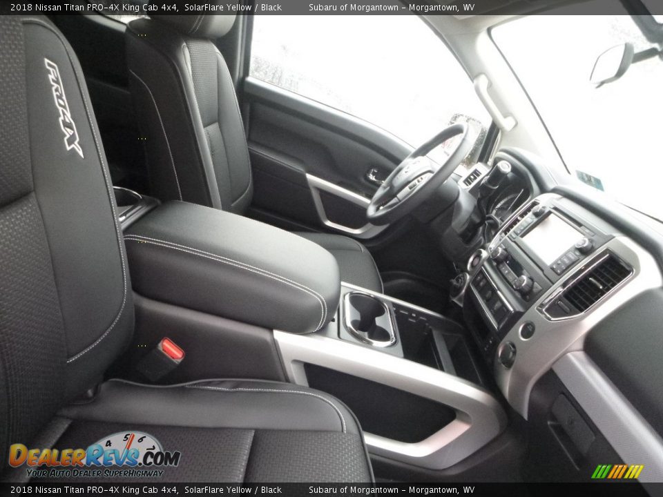 2018 Nissan Titan PRO-4X King Cab 4x4 SolarFlare Yellow / Black Photo #8