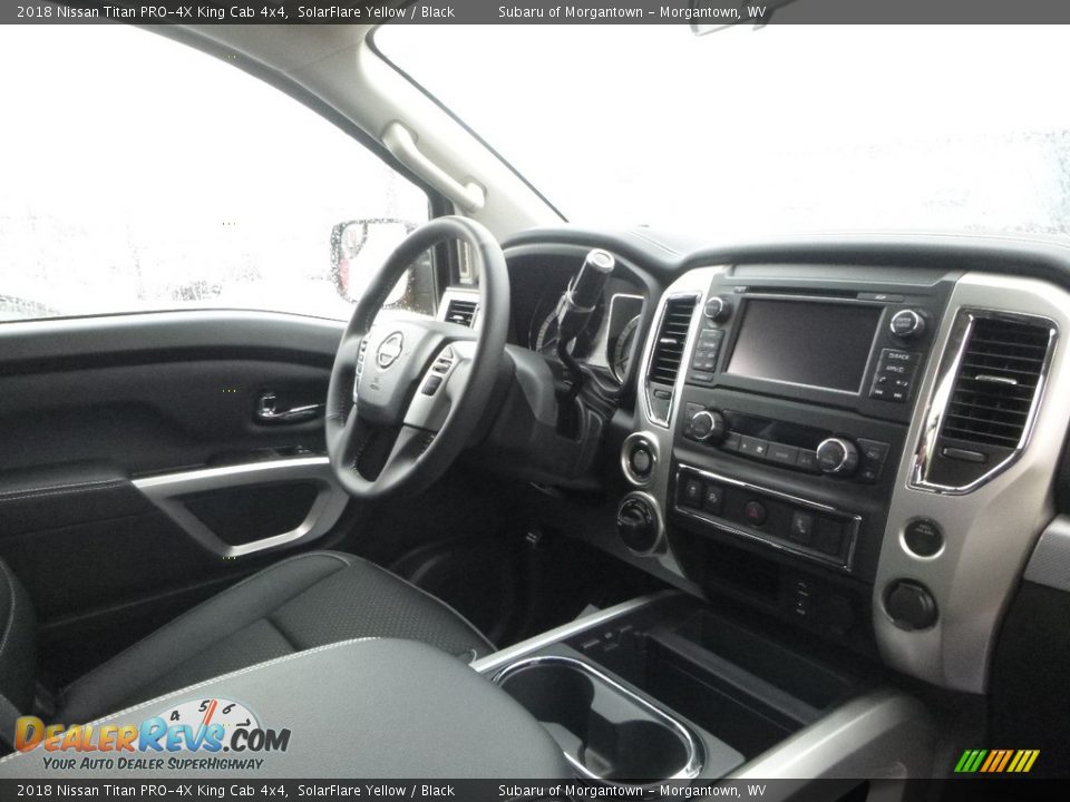 2018 Nissan Titan PRO-4X King Cab 4x4 SolarFlare Yellow / Black Photo #9