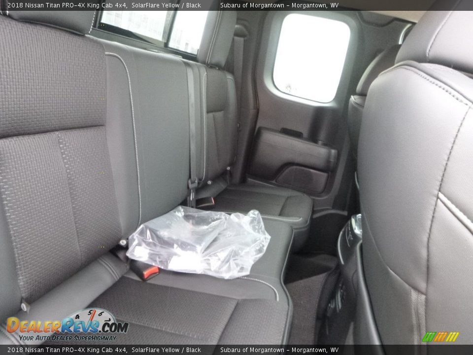 2018 Nissan Titan PRO-4X King Cab 4x4 SolarFlare Yellow / Black Photo #10
