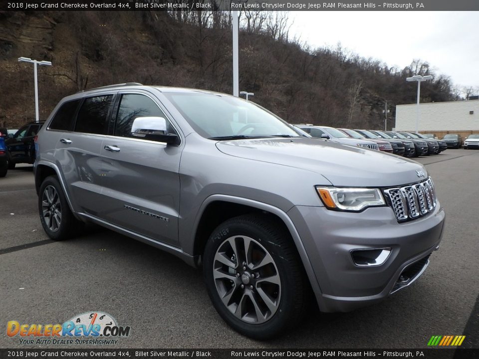 2018 Jeep Grand Cherokee Overland 4x4 Billet Silver Metallic / Black Photo #7