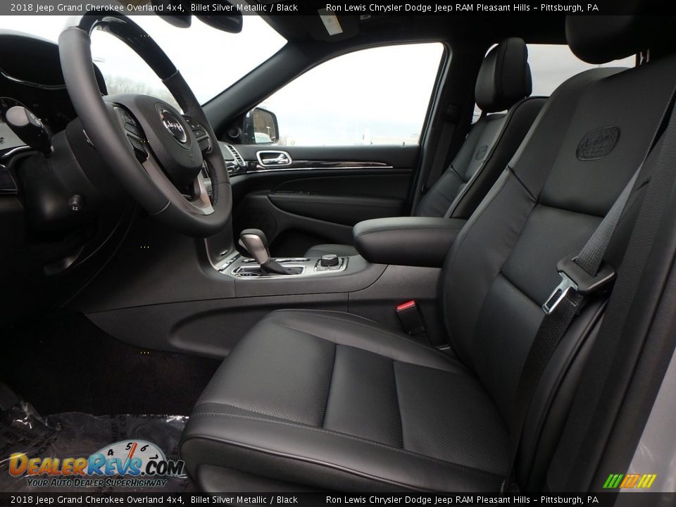 2018 Jeep Grand Cherokee Overland 4x4 Billet Silver Metallic / Black Photo #10