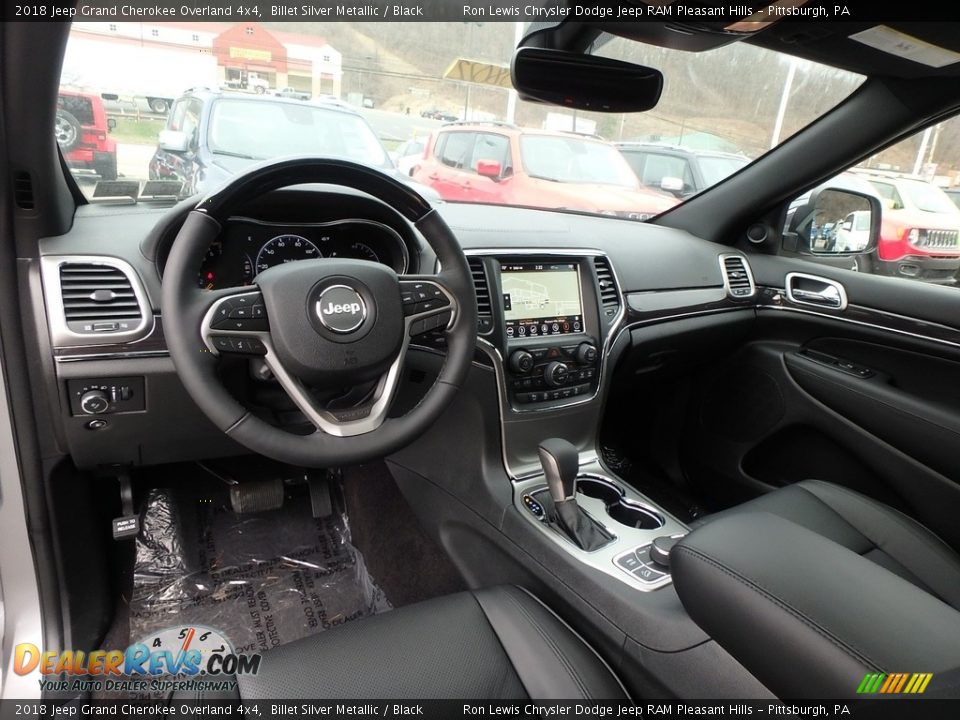 2018 Jeep Grand Cherokee Overland 4x4 Billet Silver Metallic / Black Photo #12