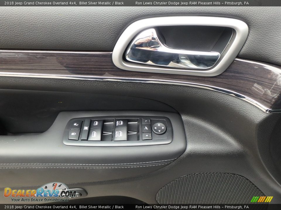 2018 Jeep Grand Cherokee Overland 4x4 Billet Silver Metallic / Black Photo #13